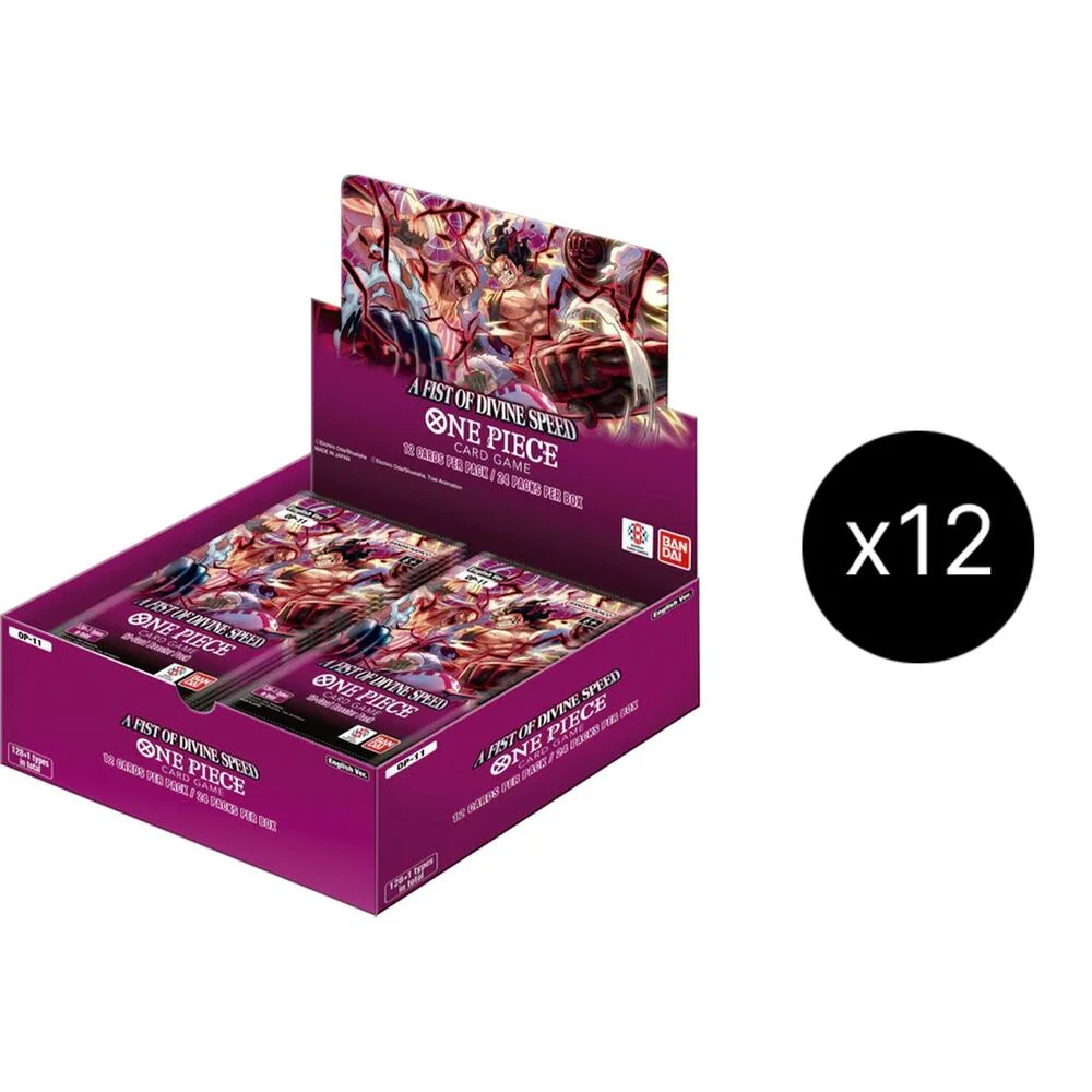 One Piece Card Game – A Fist of Divine Speed Factory Case (OP-11) (English)
