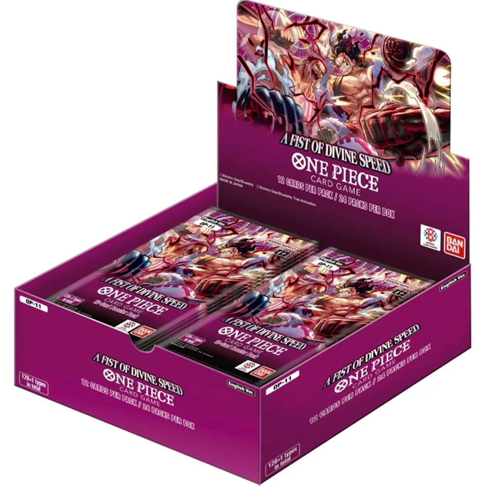 One Piece Card Game – A Fist of Divine Speed Booster Box (OP-11) (English)