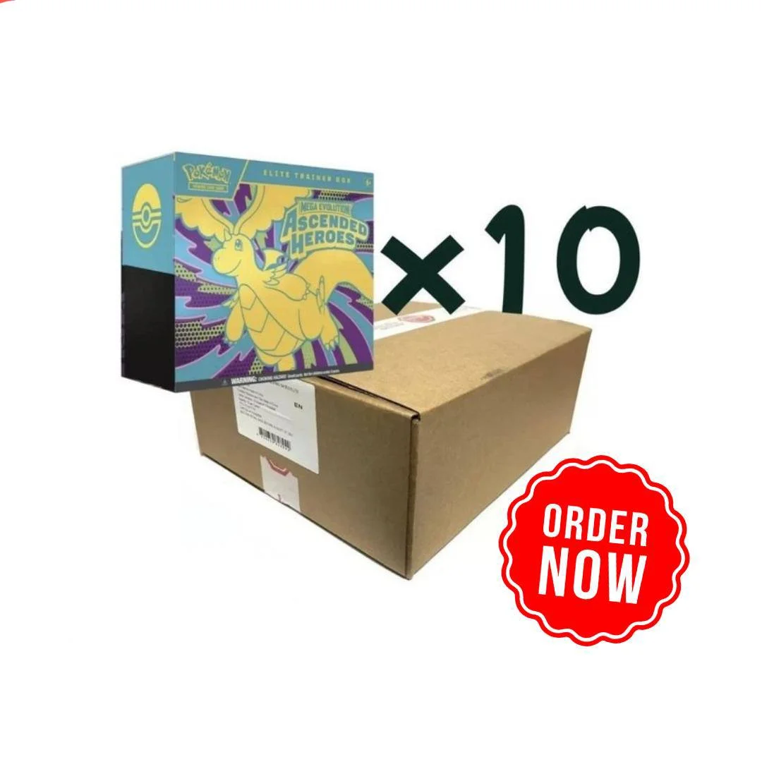 Ascended Heroes Elite Trainer Box Case (English)