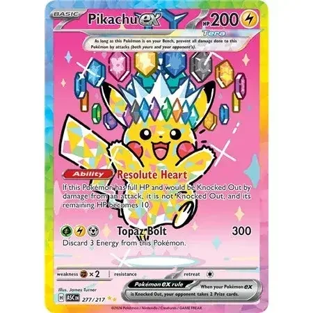 Pikachu ex — Special Illustration Rare #277/217 (English)